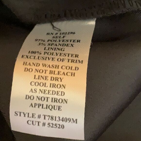 Black sleeveless dress with jeweled neckline in size 10 by CONNECTED APPAREL - Picture 12 of 12